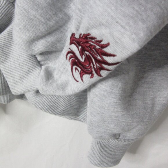 Empyrean Fourth Wing Basgiath War College Sweatshirt Gray Pullover Size XXL NWT - Picture 6 of 10